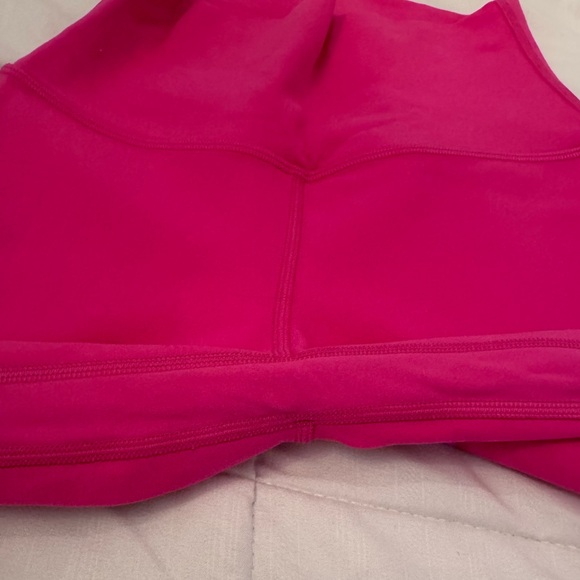 Lululemon Sonic Pink Align High Rise Crop Leggings - Size 2 - Picture 7 of 10